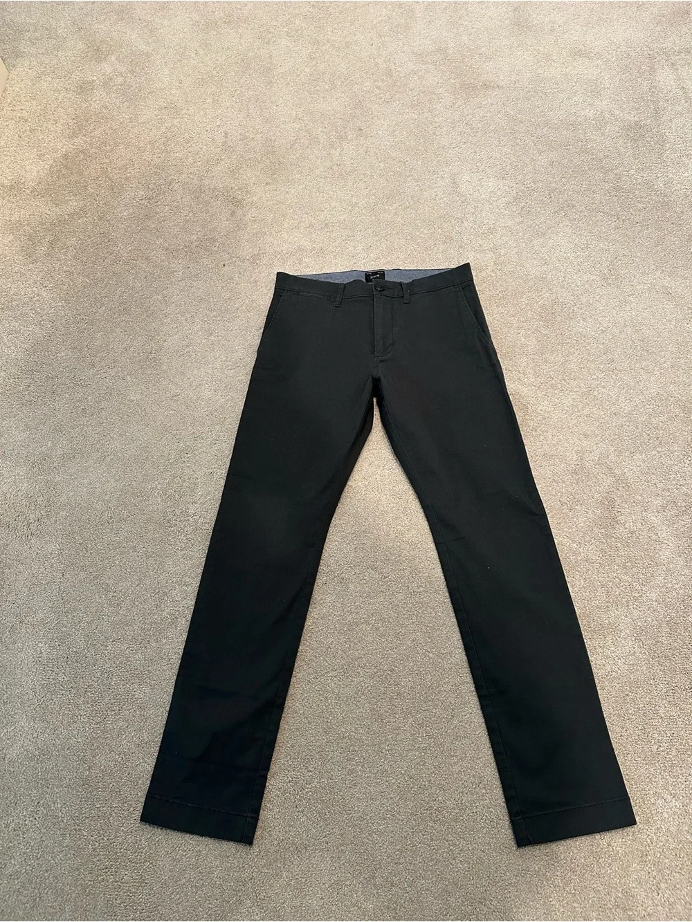 J. Crew 484 Slim Classic Charcoal Straight-Leg Pants 28W 30L Men’s